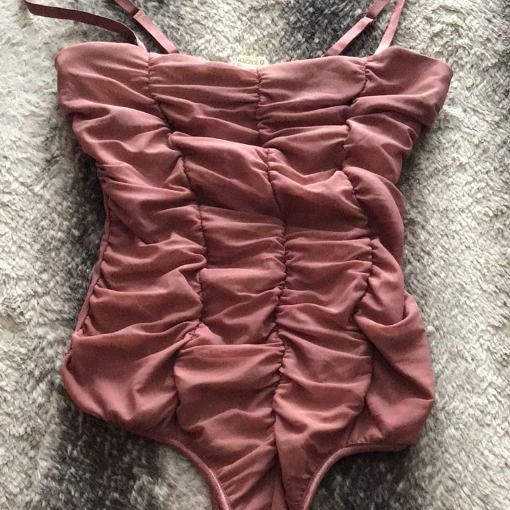 Dusty rose bodysuit